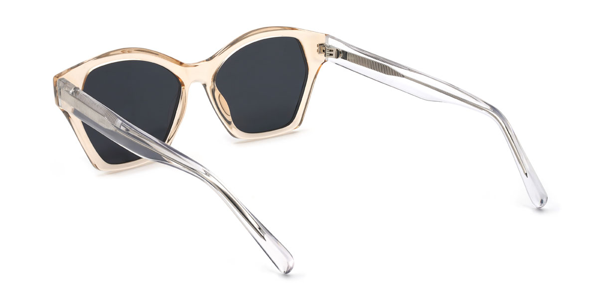 Champagner Grau Coleman Brille - Cat Eye Sunglasses