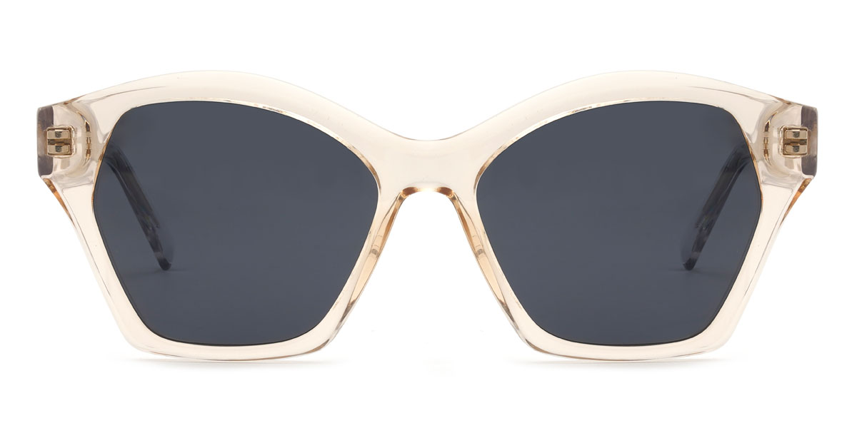 Champagner Grau Coleman Brille - Cat Eye Sunglasses