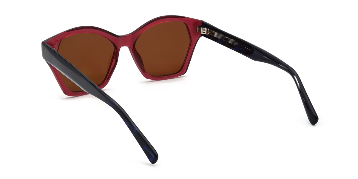 Rot Braun Coleman Brille - Cat Eye Sunglasses
