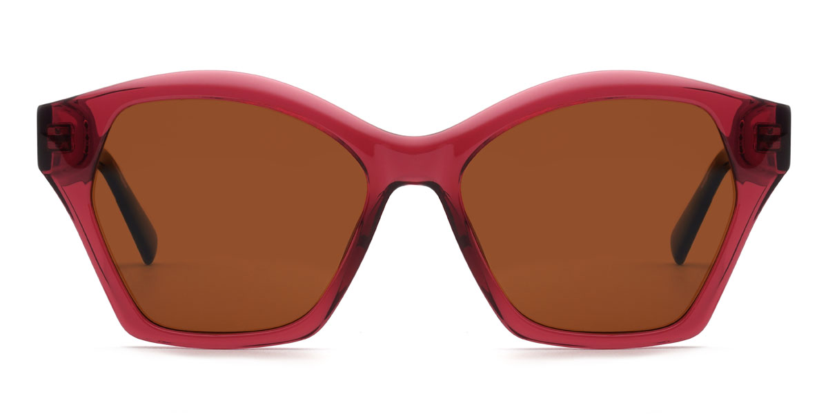 Rot Braun Coleman Brille - Cat Eye Sunglasses