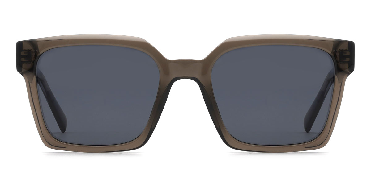 Grau Grau Kalvin Brille - Square Sunglasses