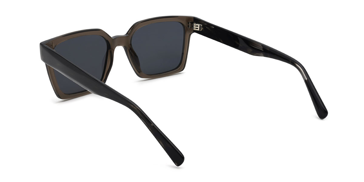 Grau Grau Kalvin Brille - Square Sunglasses