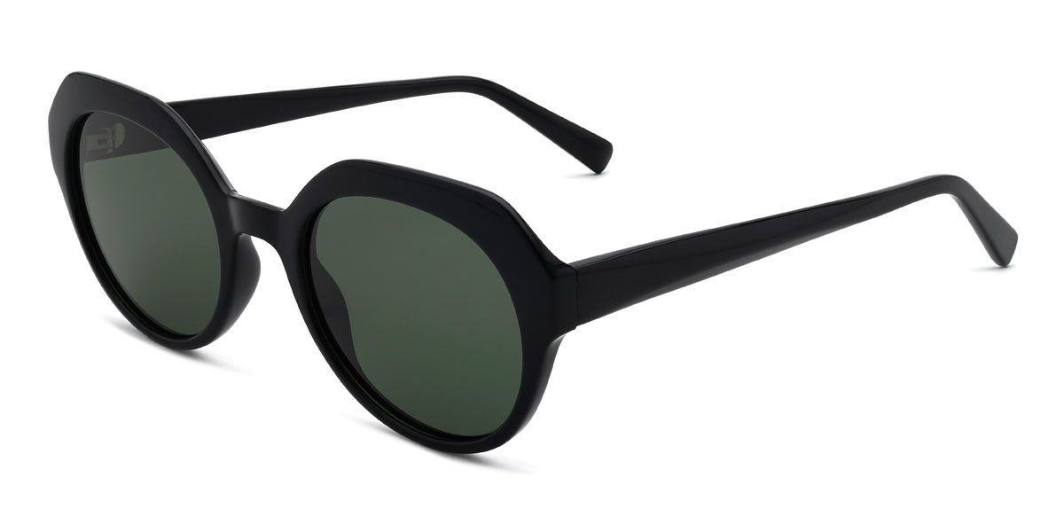 Schwarz Dunkelgrün Othniel Brille - Oval Sunglasses