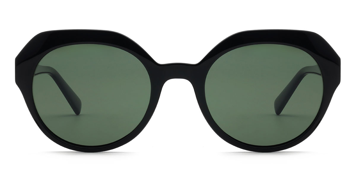 Schwarz Dunkelgrün Othniel Brille - Oval Sunglasses