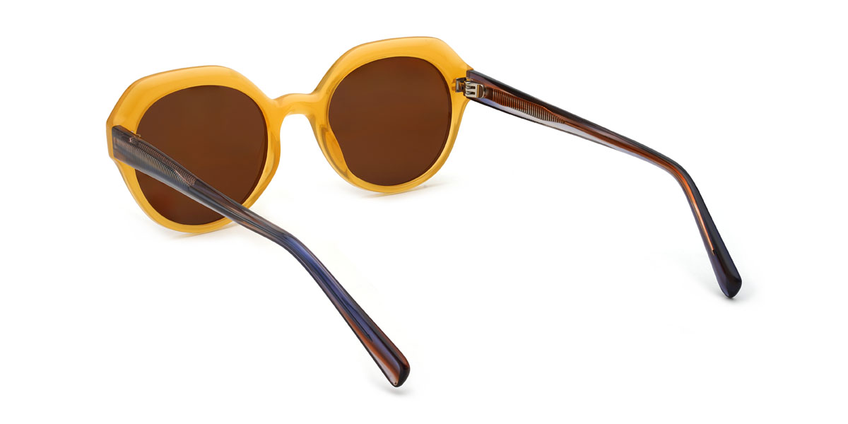 Gelb Braun Othniel Brille - Oval Sunglasses