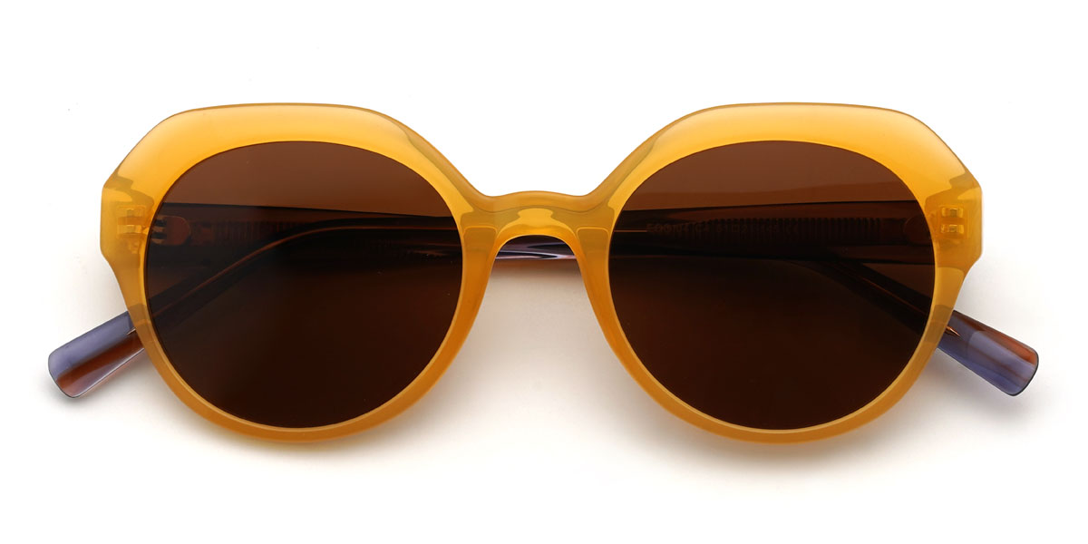 Gelb Braun Othniel Brille - Oval Sunglasses