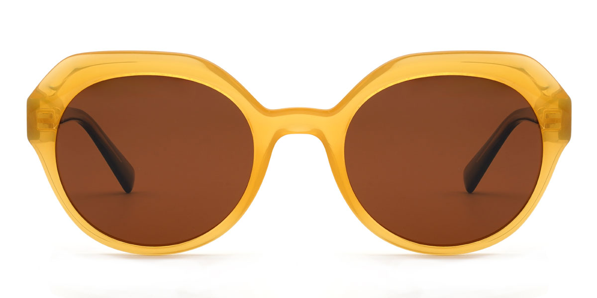 Gelb Braun Othniel Brille - Oval Sunglasses