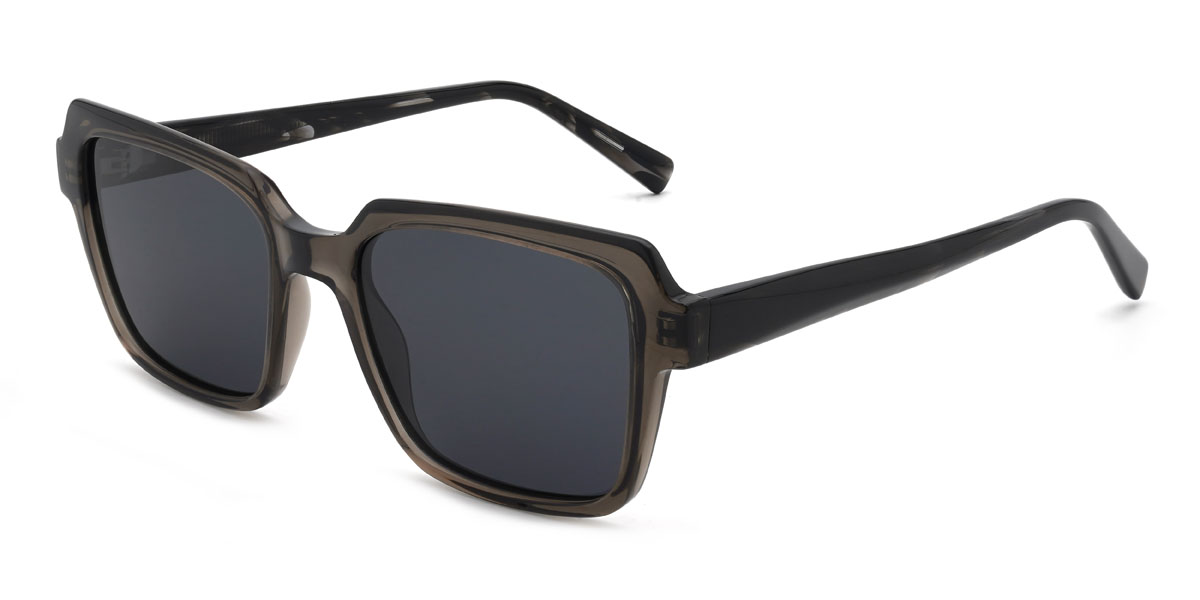 Braun Grau Deshawn Brille - Square Sunglasses