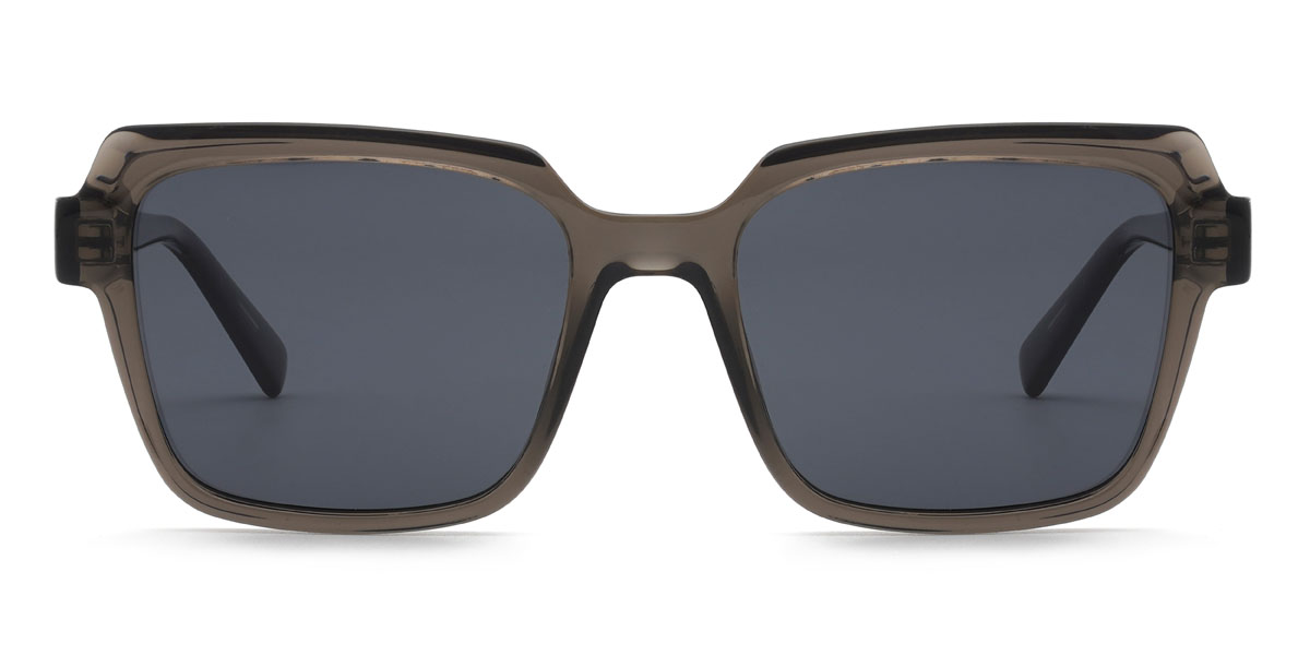 Braun Grau Deshawn Brille - Square Sunglasses