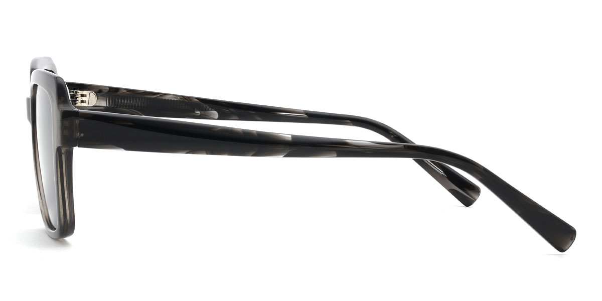 Braun Grau Deshawn Brille - Square Sunglasses