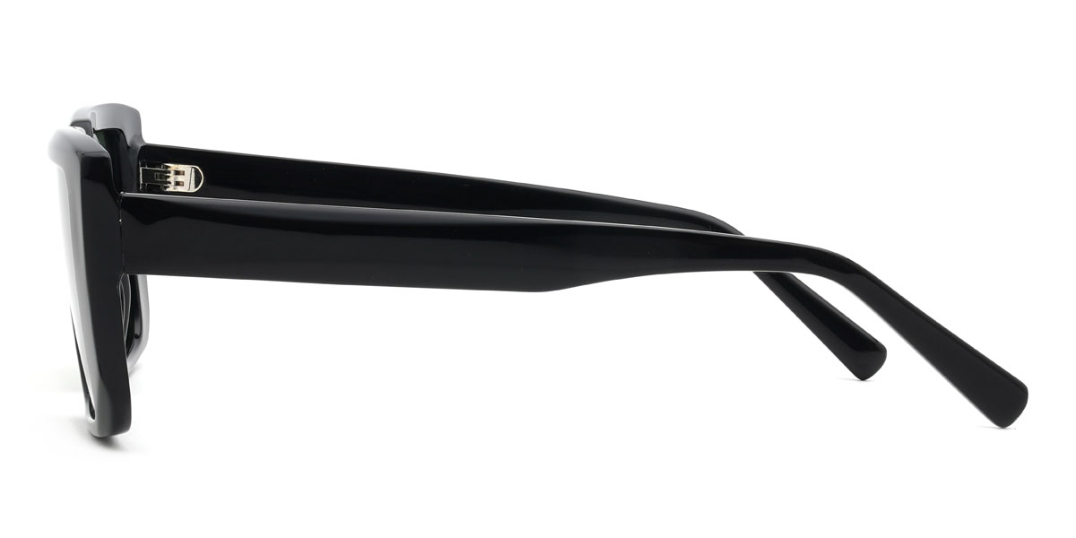 Schwarz Dunkelgrün Rashad Brille - Rectangle Sunglasses