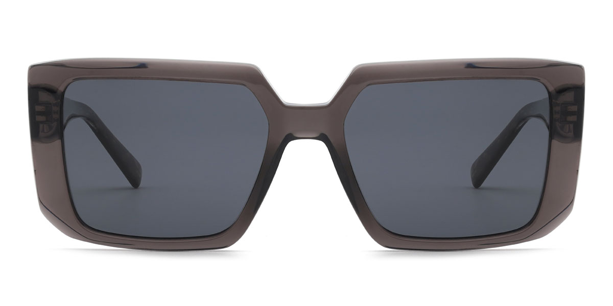 Grau Grau Rashad Brille - Rectangle Sunglasses