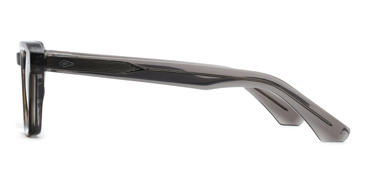 Schildpatt Braun Draco Brille - Rectangle Sunglasses