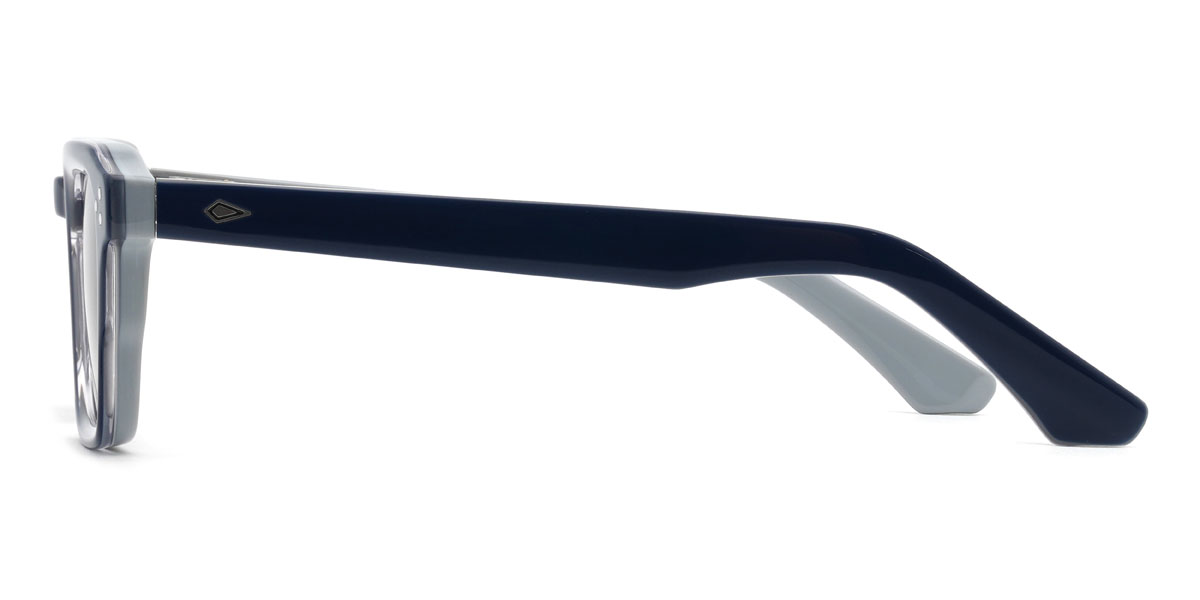 Schwarz Grau Draco Brille - Rectangle Sunglasses