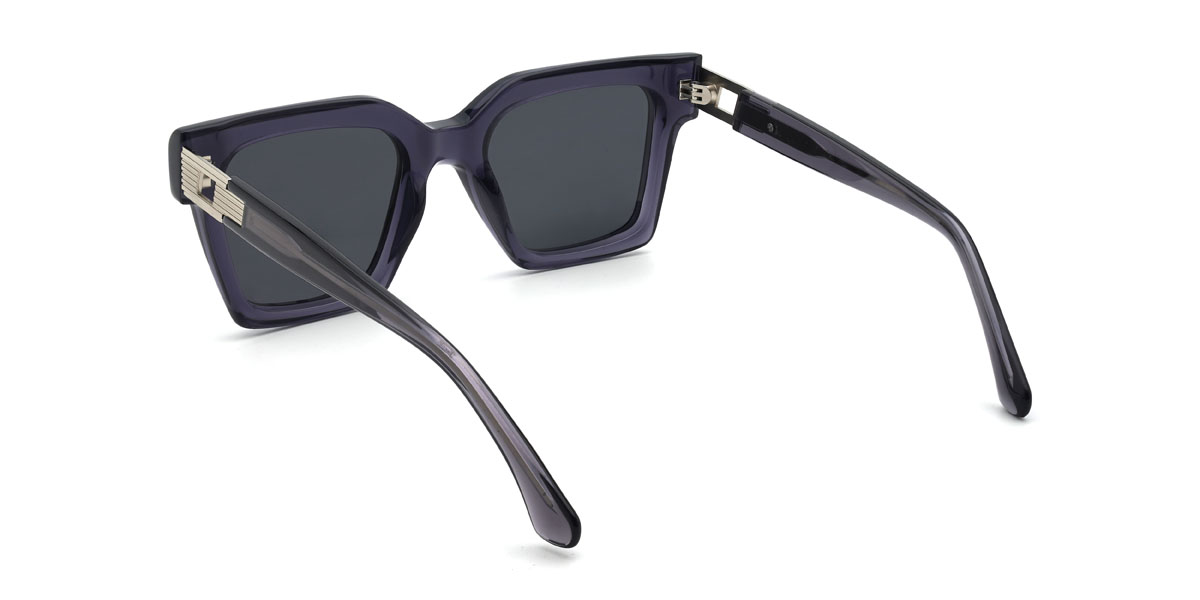 Grau Grau Muna Brille - Square Sunglasses