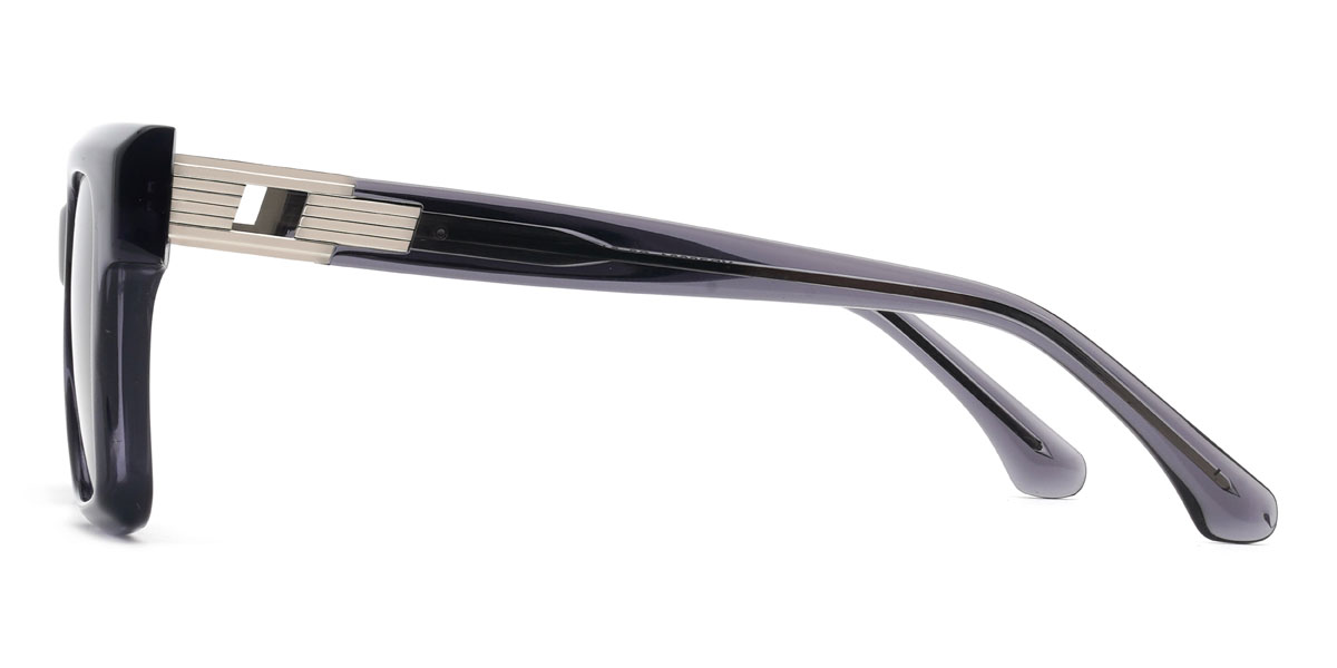 Grau Grau Muna Brille - Square Sunglasses