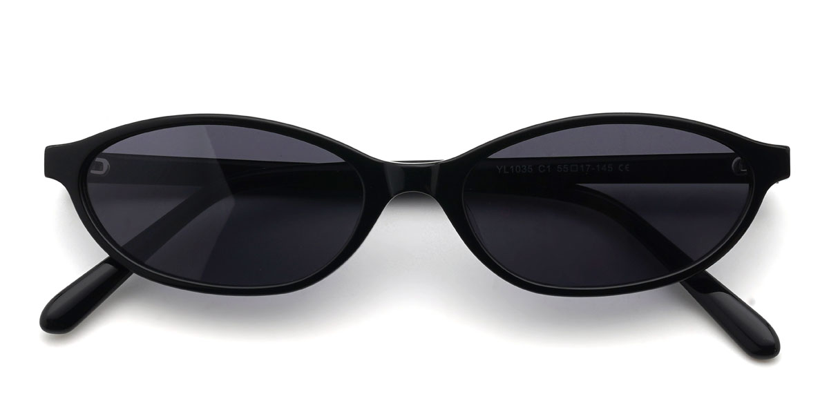 Schwarz Grau Carmela Brille - Cat Eye Sunglasses