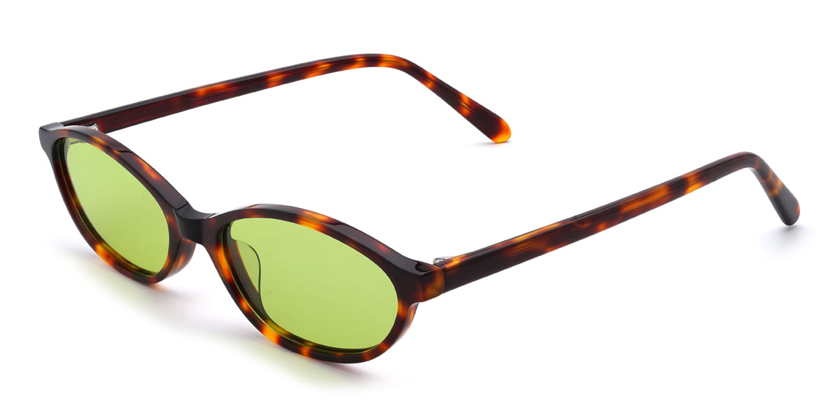 Schildpatt Grün Carmela Brille - Cat Eye Sunglasses