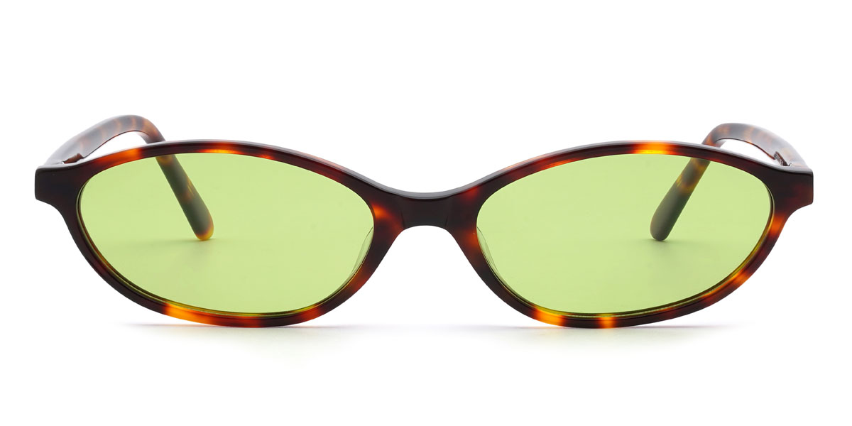Schildpatt Grün Carmela Brille - Cat Eye Sunglasses
