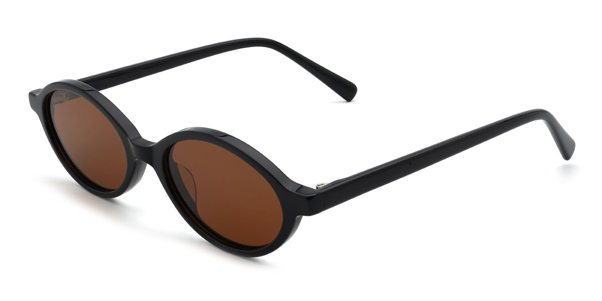 Schwarz Braun Tillie Brille - Oval Sunglasses
