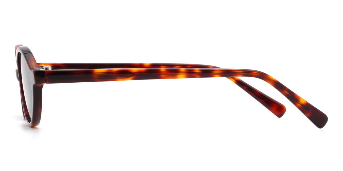 Schildpatt Grau Tillie Brille - Oval Sunglasses