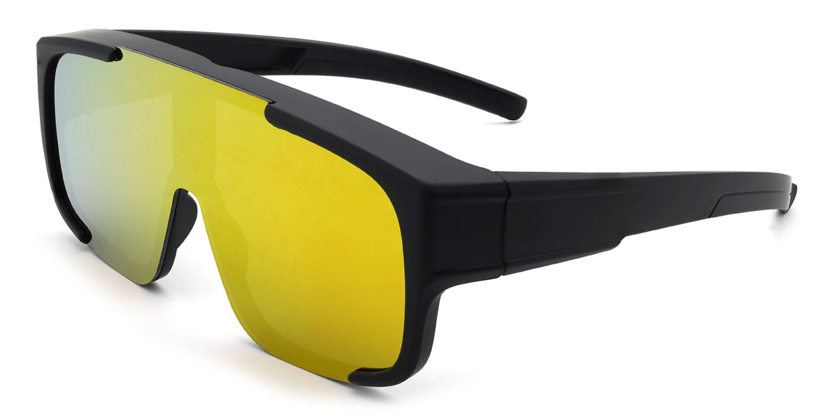 Schwarz/Orange-Spiegel Kamron Brille - Cycling Glasses