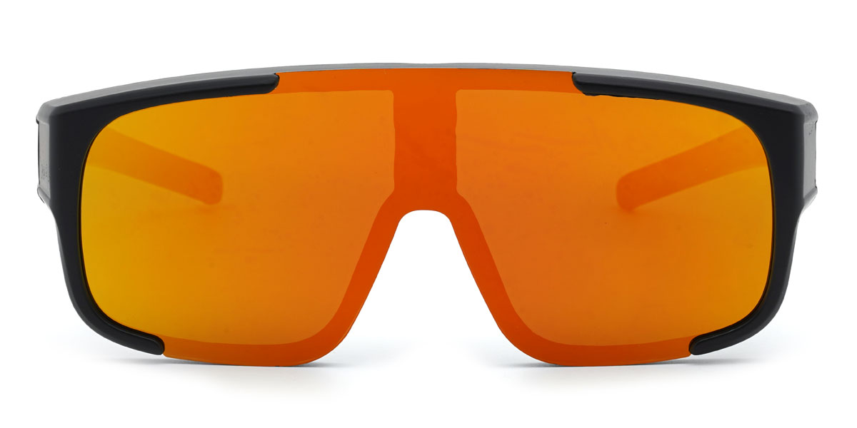 Schwarz/Orange-Spiegel Kamron Brille - Cycling Glasses