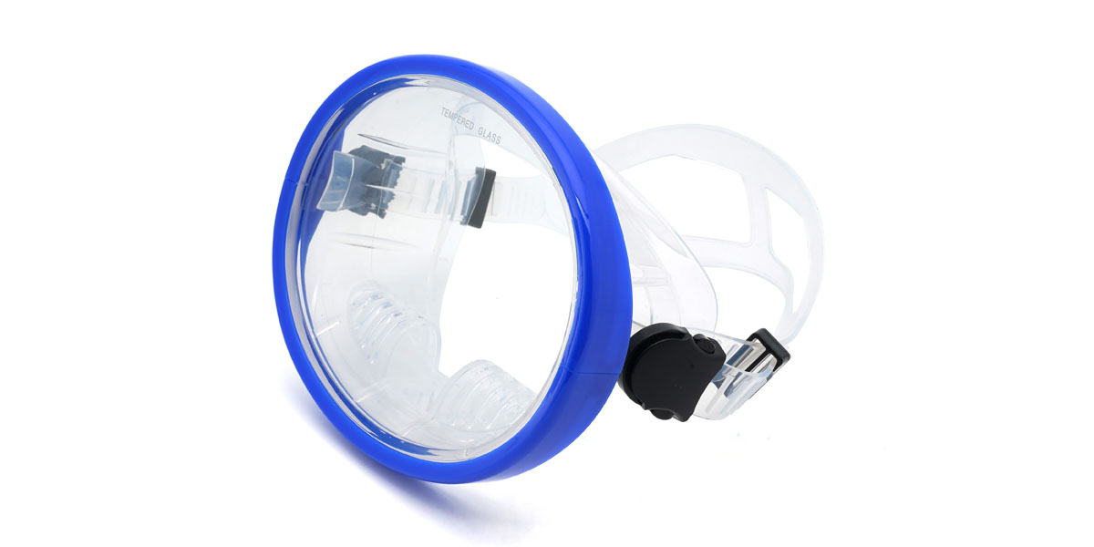 Bleu Transparent Zamora Lunettes - Swimming Goggles Glasses