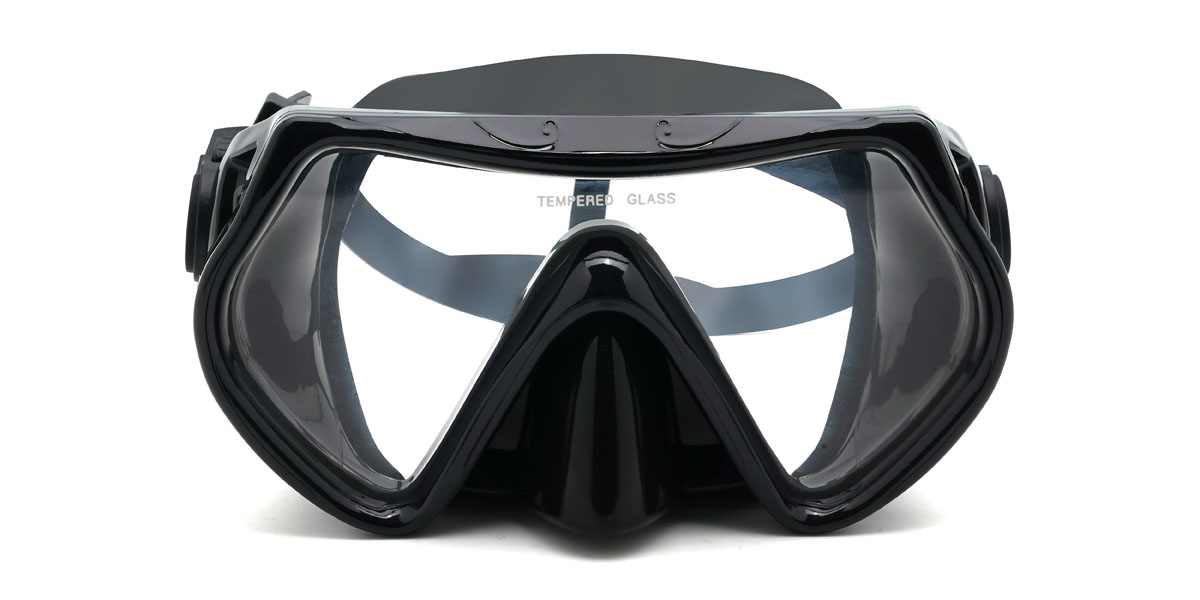 Noir Transparent Tenley Lunettes - Swimming Goggles Glasses