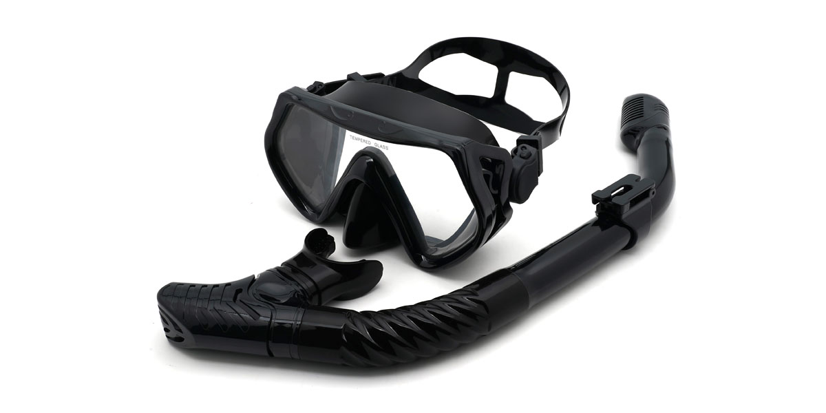Noir Transparent Tenley Lunettes - Swimming Goggles Glasses