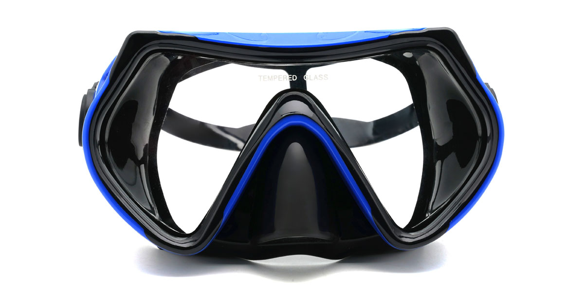 Bleu Transparent Tenley Lunettes - Swimming Goggles Glasses
