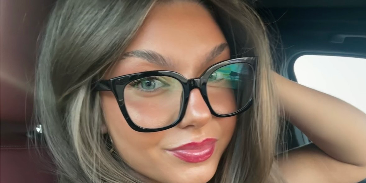 Black Sahana Glasses - Square Glasses