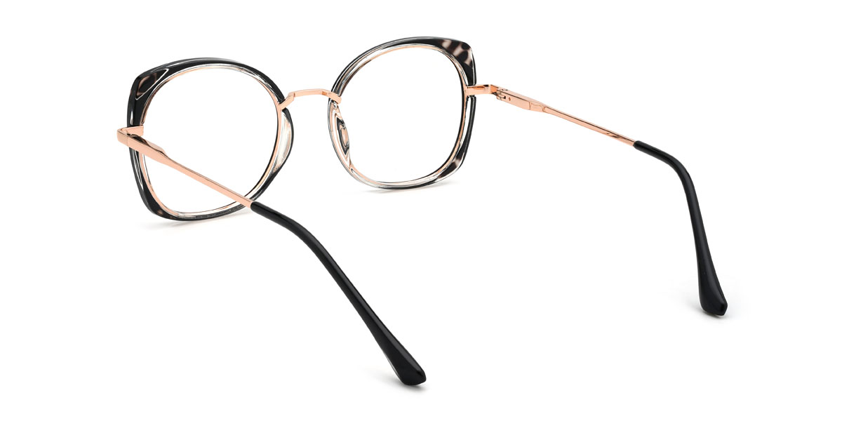 Negro Negro Carey Hiro Gafas - Oval Glasses