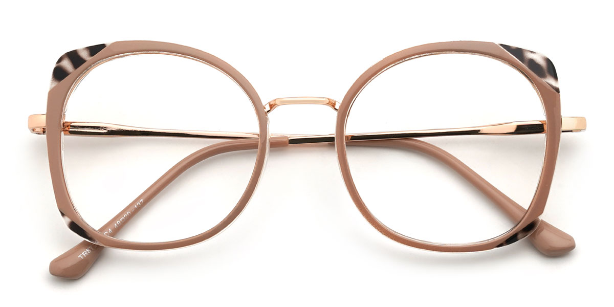 Cameo Marrón Negro Carey Hiro Gafas - Oval Glasses