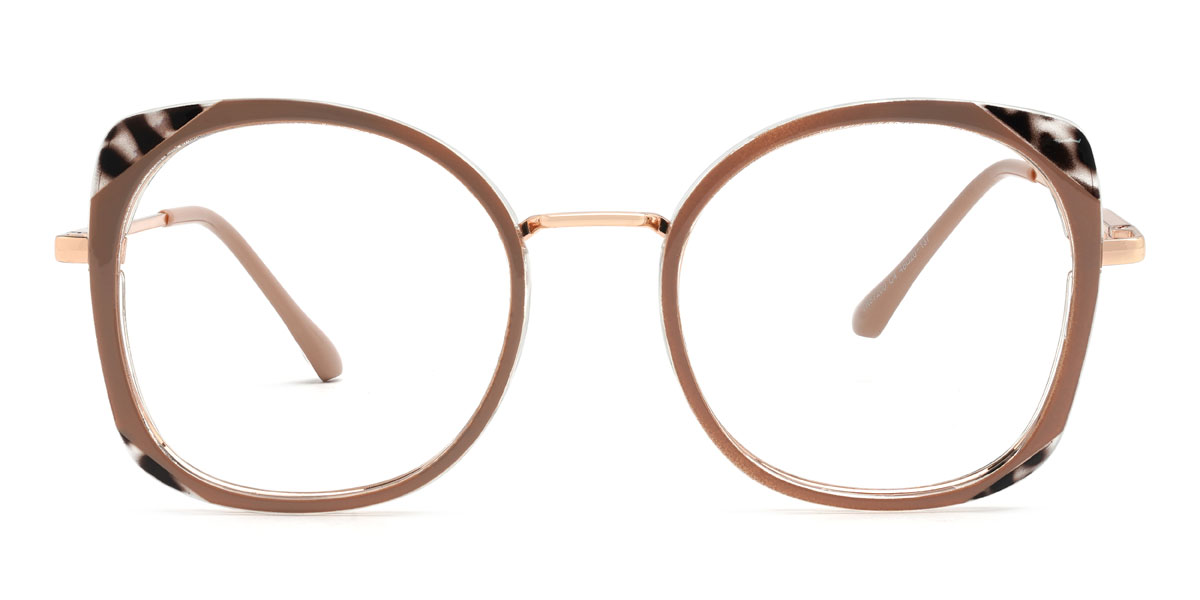 Cameo Marrón Negro Carey Hiro Gafas - Oval Glasses