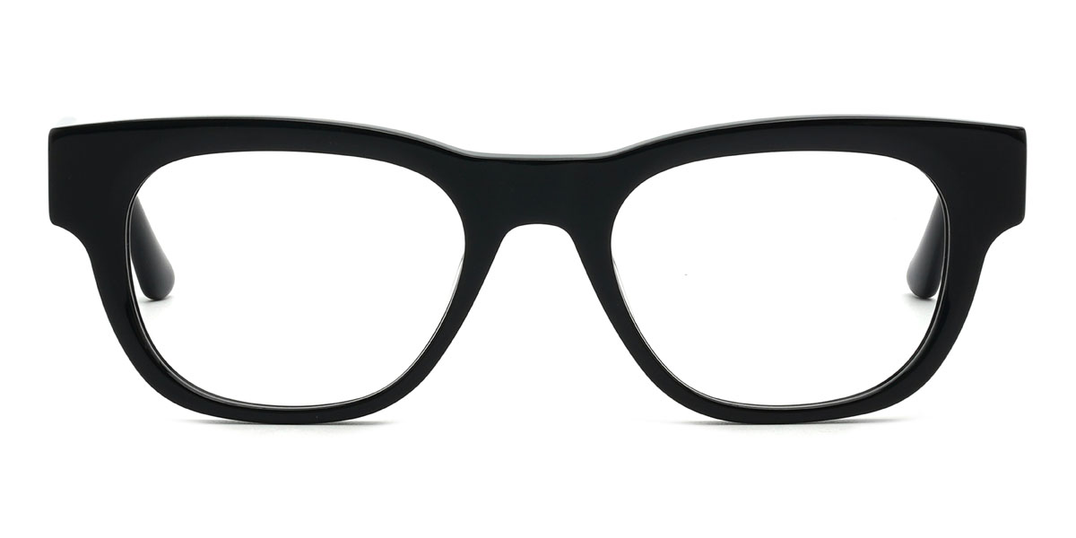 Black Keren Glasses - Rectangle Glasses