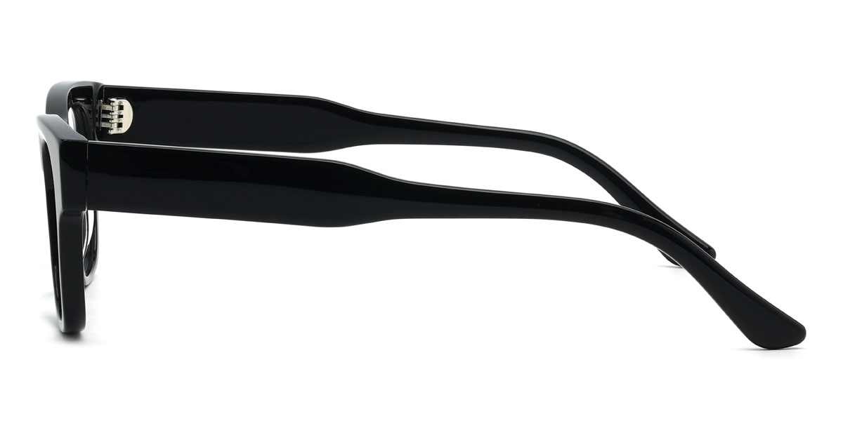 Black Keren Glasses - Rectangle Glasses