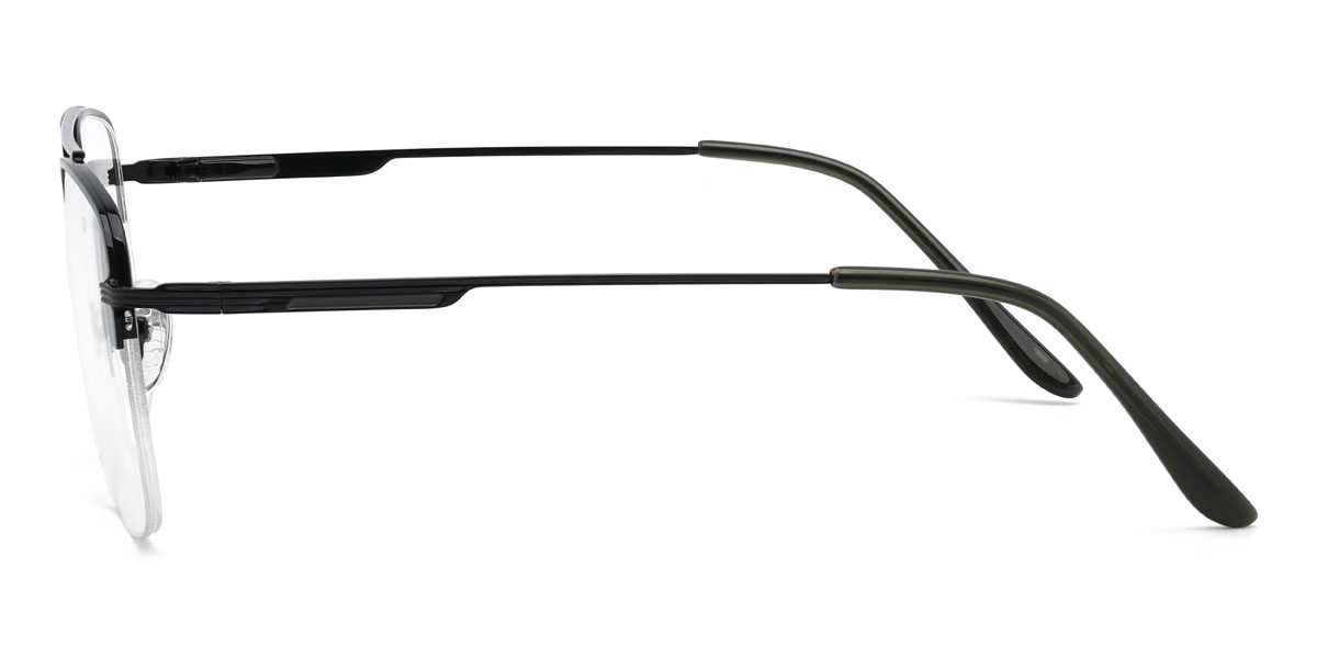 Fekete Divya Szemüveg - Aviator Glasses