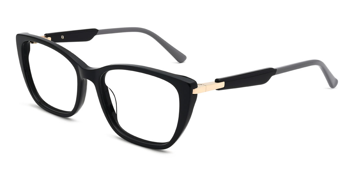 Fekete Kiley Szemüveg - Rectangle Glasses