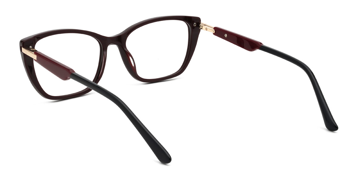 Rojo azufaifo Kiley Gafas - Rectangle Glasses