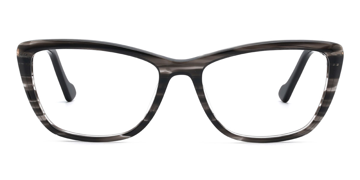 Negro Carey Zaida Gafas - Rectangle Glasses
