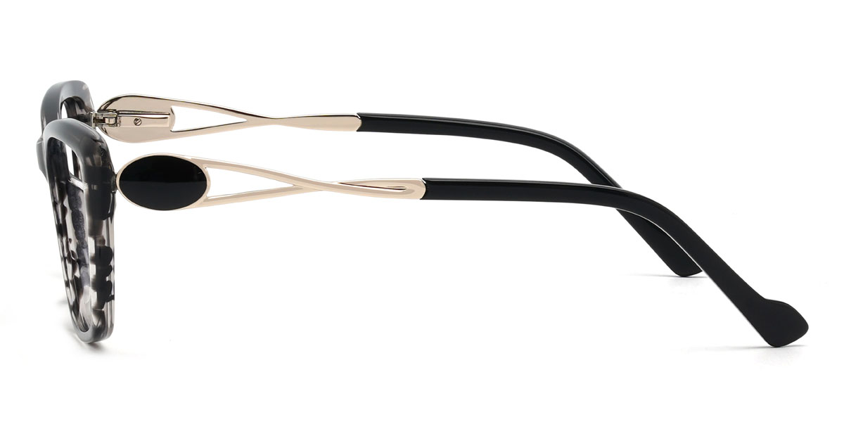Negro Carey Zaida Gafas - Rectangle Glasses