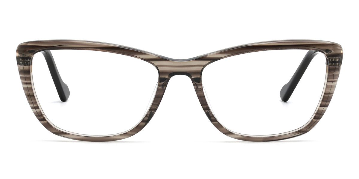 Gris Zaida Gafas - Rectangle Glasses