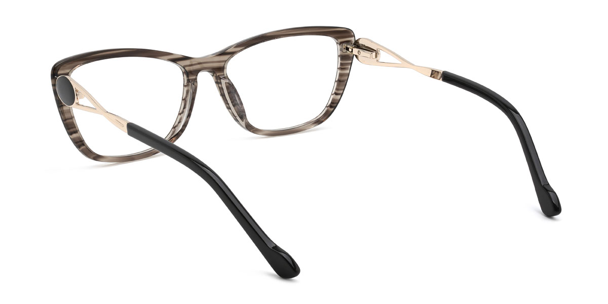 Gris Zaida Gafas - Rectangle Glasses