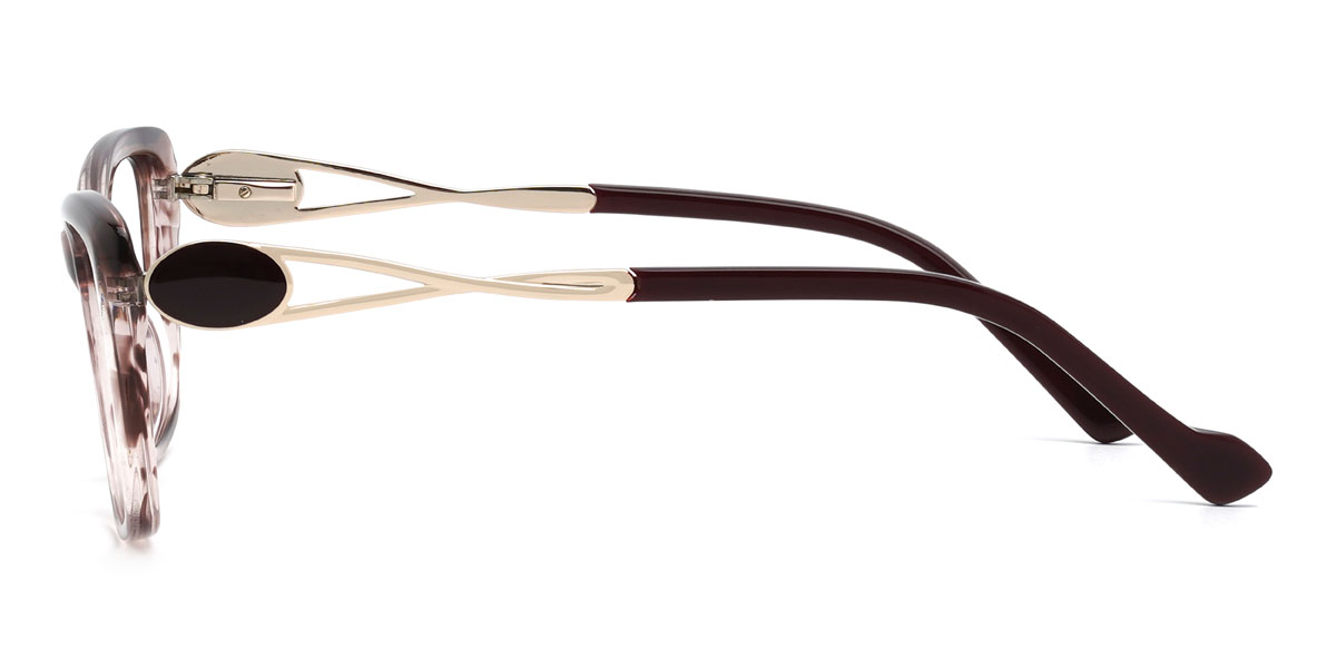 Rayas marrones Zaida Gafas - Rectangle Glasses