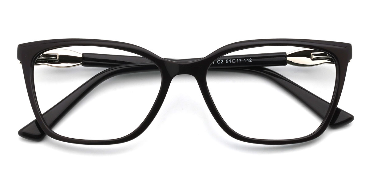Negro Stefano Gafas - Rectangle Glasses