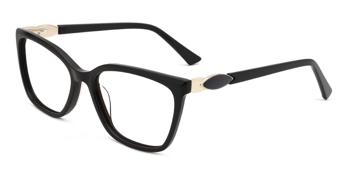 Negro Stefano Gafas - Rectangle Glasses