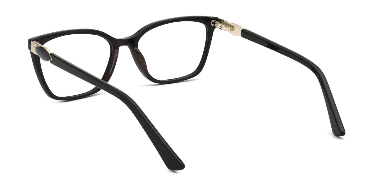 Negro Stefano Gafas - Rectangle Glasses