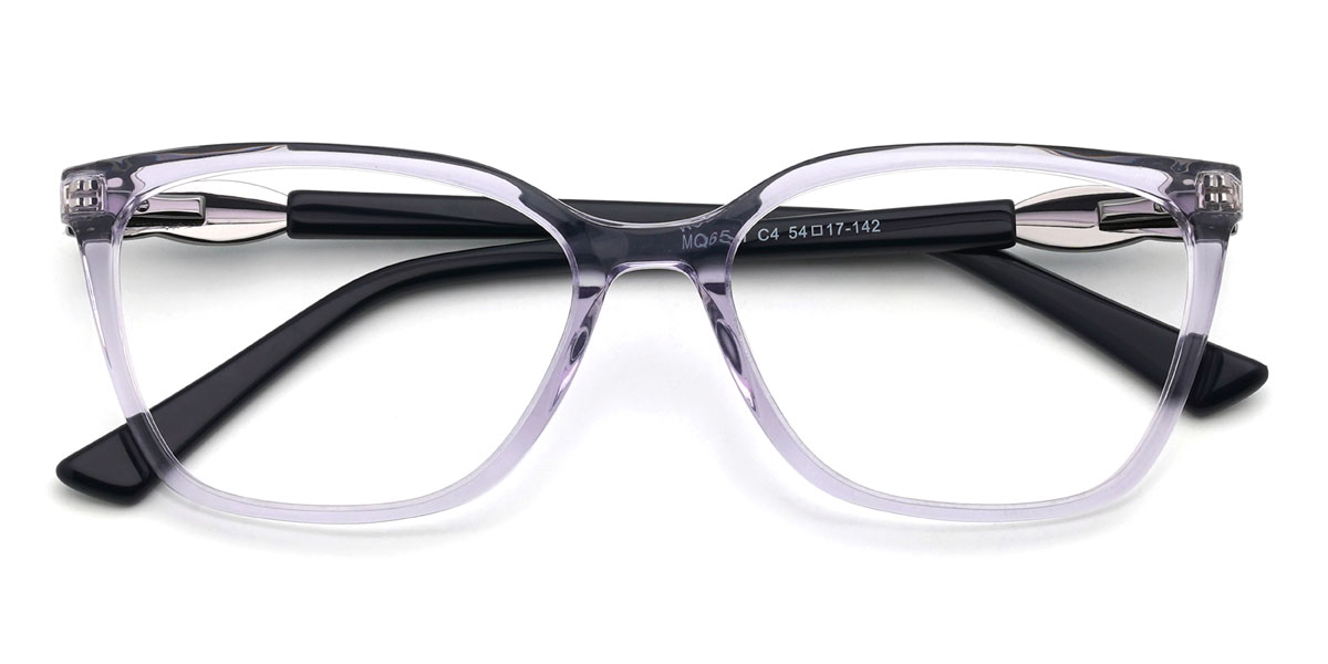 Púrpura claro Stefano Gafas - Rectangle Glasses