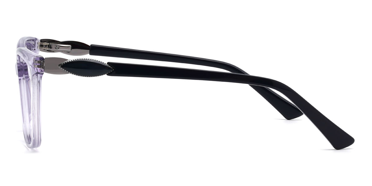Púrpura claro Stefano Gafas - Rectangle Glasses